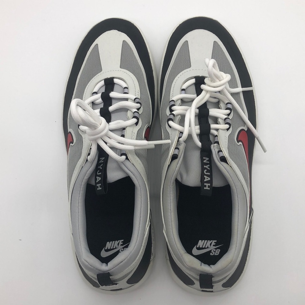 Mens Nike SB Nyjah Free 2 Black Sport Red BV2078-002 new with box - Picture 6 of 7